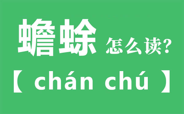 蟾蜍词语的读音蟾蜍的拼音是【chán chú】蟾蜍:两栖动物,身体表面有