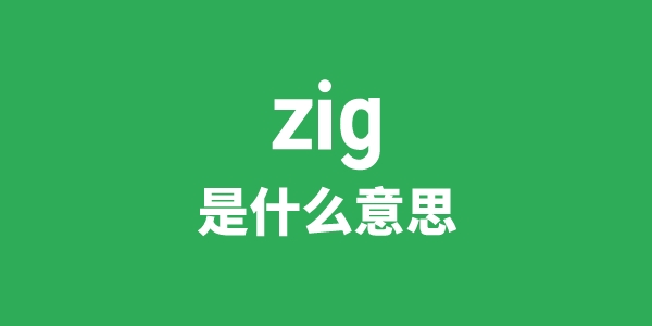 zig是什么意思