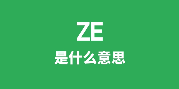 ZE是什么意思