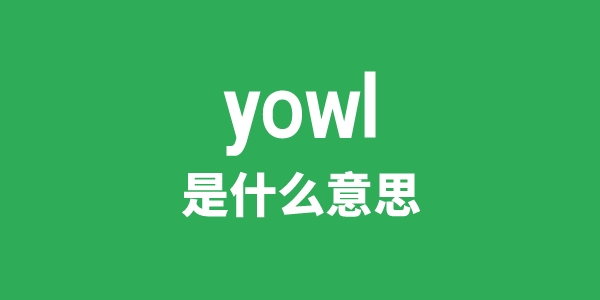 yowl是什么意思