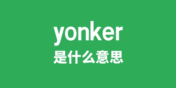 yonker是什么意思