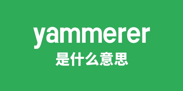 yammerer是什么意思