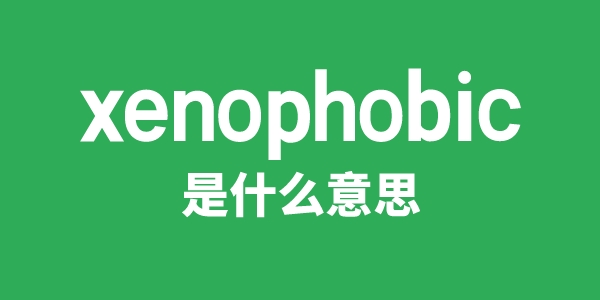 xenophobic是什么意思