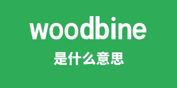 woodbine是什么意思