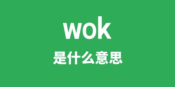 wok是什么意思