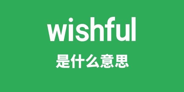 wishful是什么意思