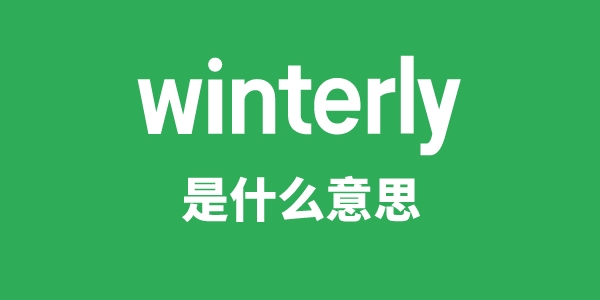 winterly是什么意思