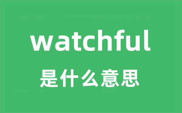 watchful是什么意思