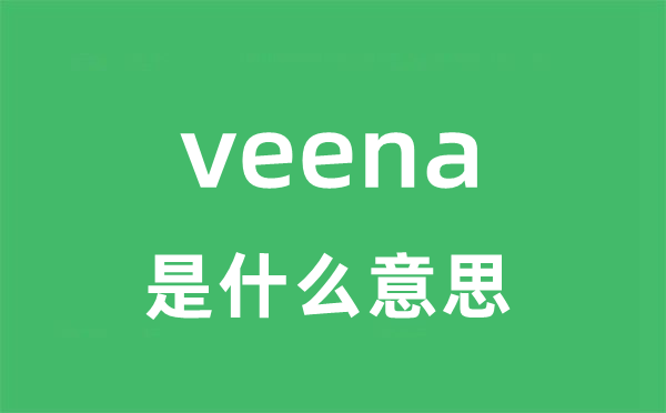 veena是什么意思