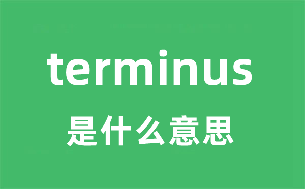 terminus是什么意思