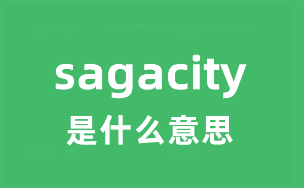 sagacity是什么意思