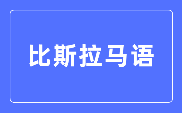 比斯拉马语专业主要学什么,比斯拉马语专业的就业方向和前景分析