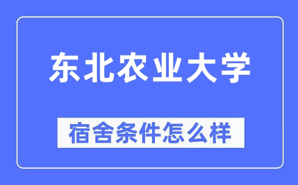 东北农业大学宿舍条件怎么样,有空调和独立卫生间吗？（附宿舍图片）