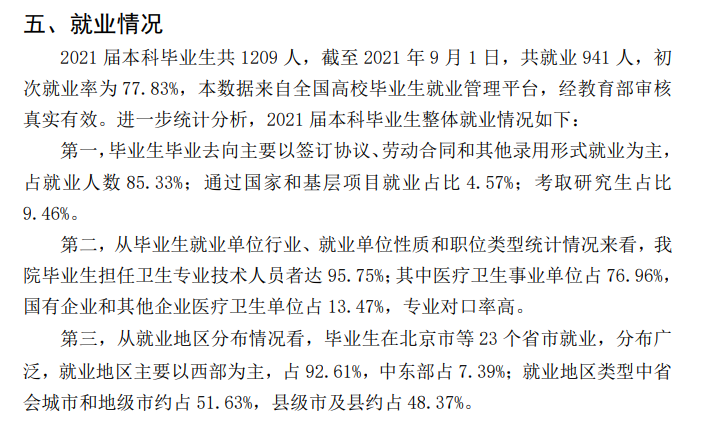 甘肃医学院就业率及就业前景怎么样,好就业吗？