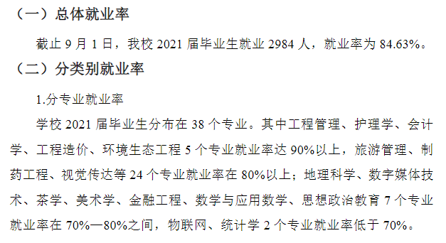 安康学院就业率及就业前景怎么样,好就业吗？