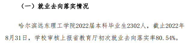 哈尔滨远东理工学院就业率及就业前景怎么样,好就业吗？