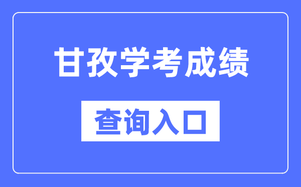 甘孜学考成绩查询入口网站（https://xk.sceea.cn/）