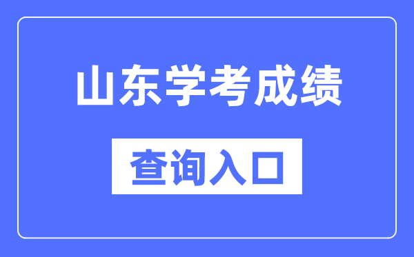 山东学考成绩查询入口网站（https://cx.sdzk.cn）