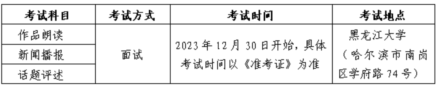 2024年黑龙江艺考时间具体安排,黑龙江艺术类统考是几月几日