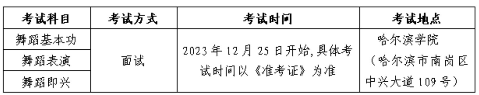 2024年黑龙江艺考时间具体安排,黑龙江艺术类统考是几月几日