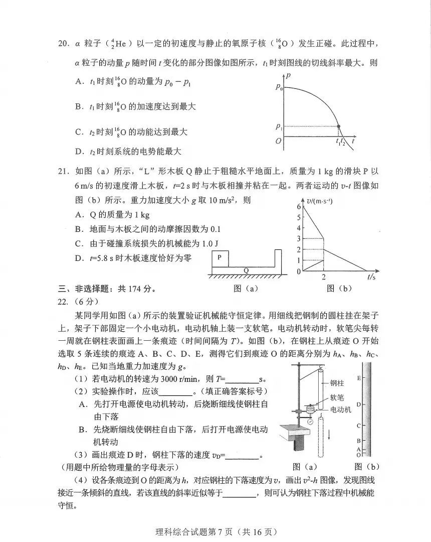 新高考2024九省联考河南理综试卷及答案解析