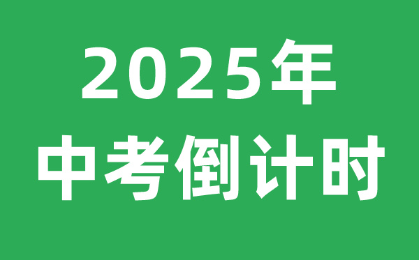 <strong>2025年中考倒计时</strong>
