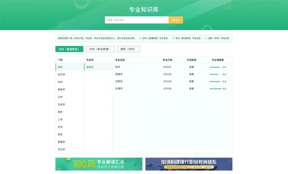 教育部阳光志愿官网网址:https://gaokao.chsi.com.cn/zyck/