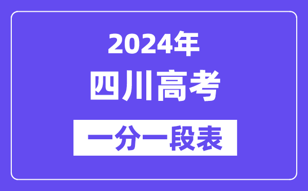 2024四川高考理科一分一段表,查询位次及排名（理工类）