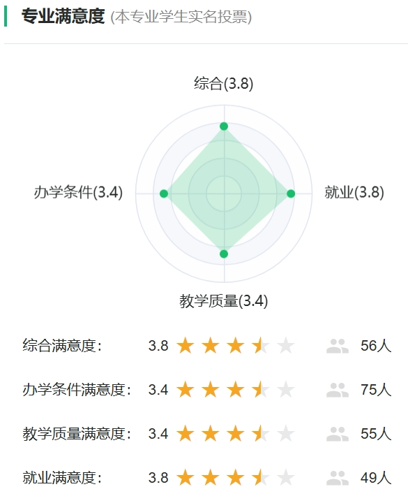 电子与计算机工程专业满意度投票