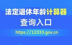 法定退休年龄计算器查询入口