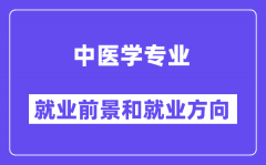 中医学专业就业方向及前景怎